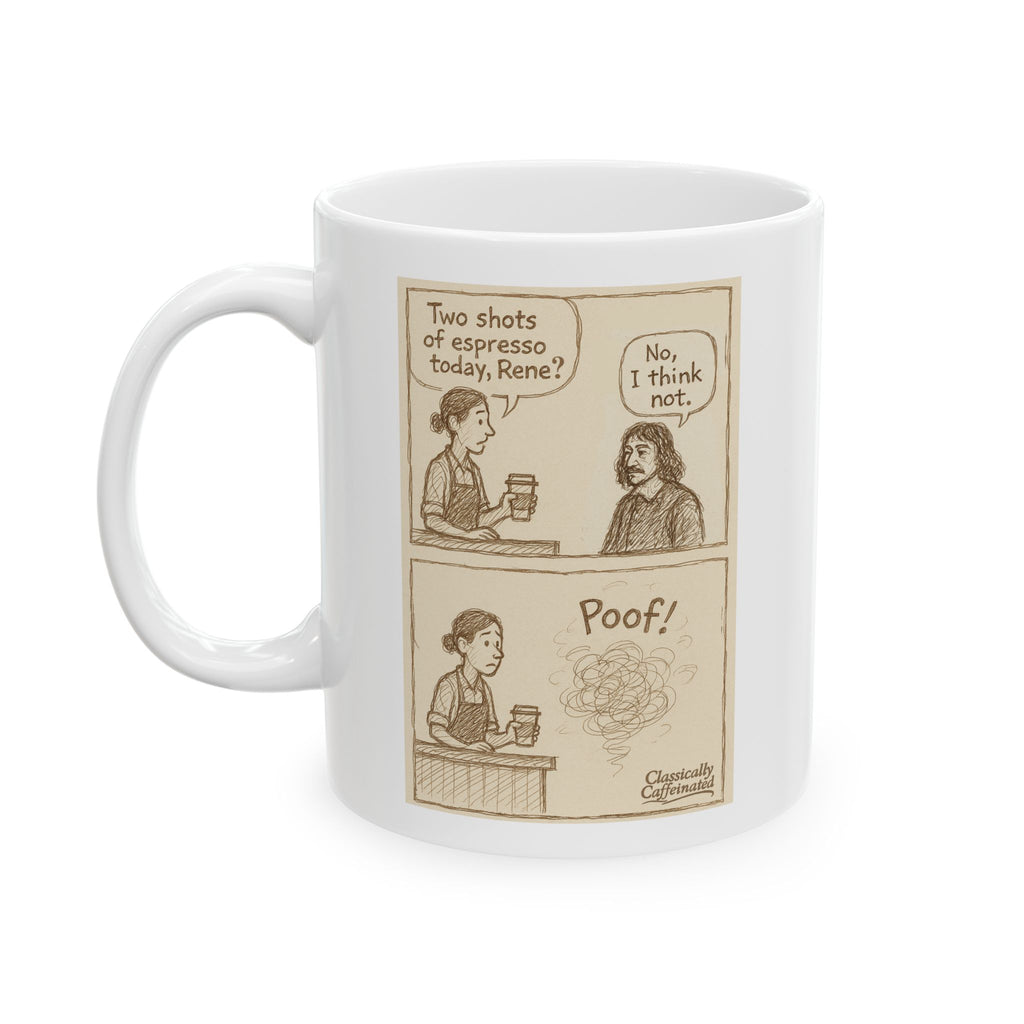 René Descartes – “I Think Not” Mug