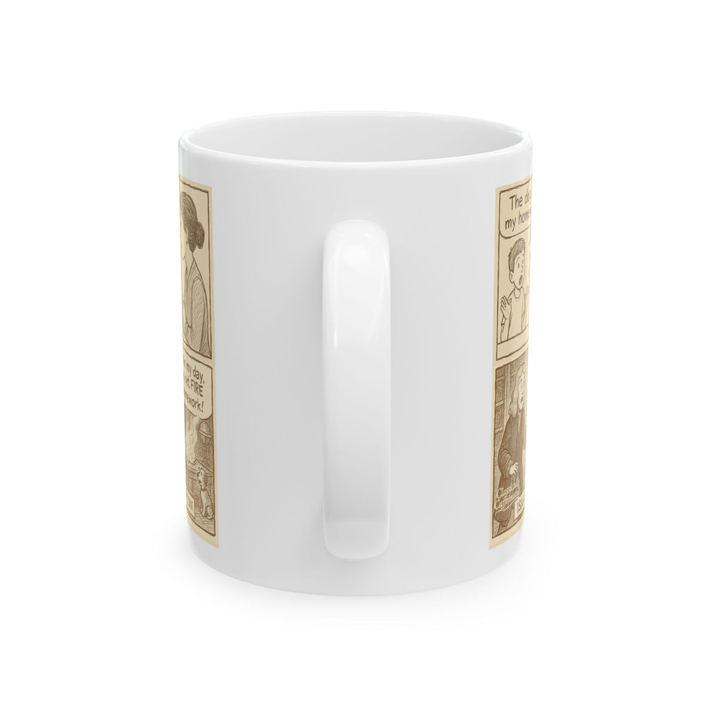 Isaac Newton – “Dog Ate My Homework” Mug