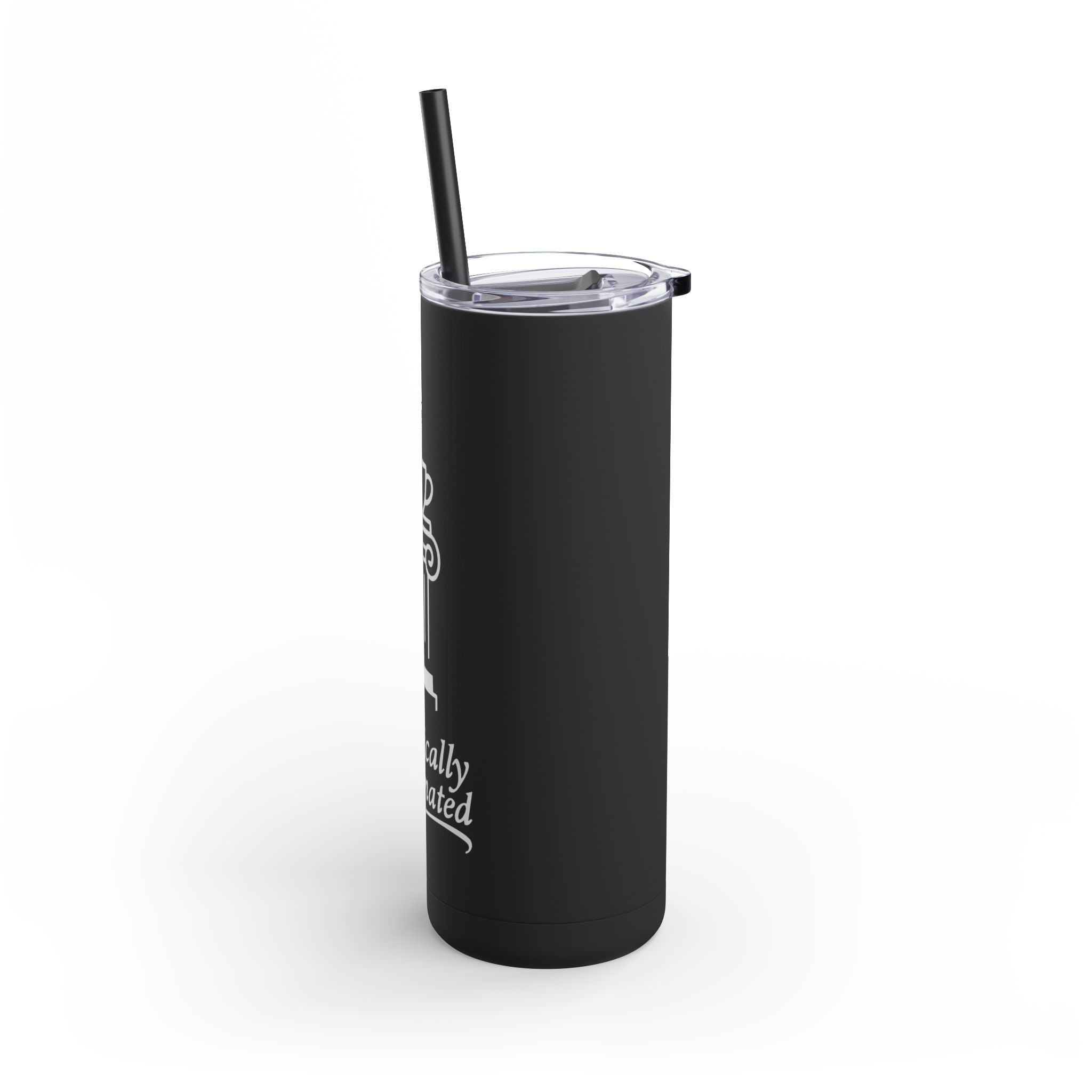 Classically Caffeinated 20oz Skinny Matte Tumbler