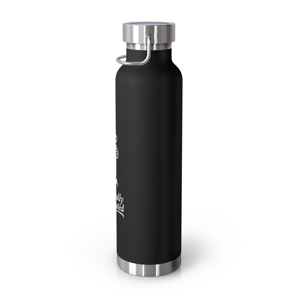 Classically Caffeinated Copper Vacuum Insulated Bottle, 22oz