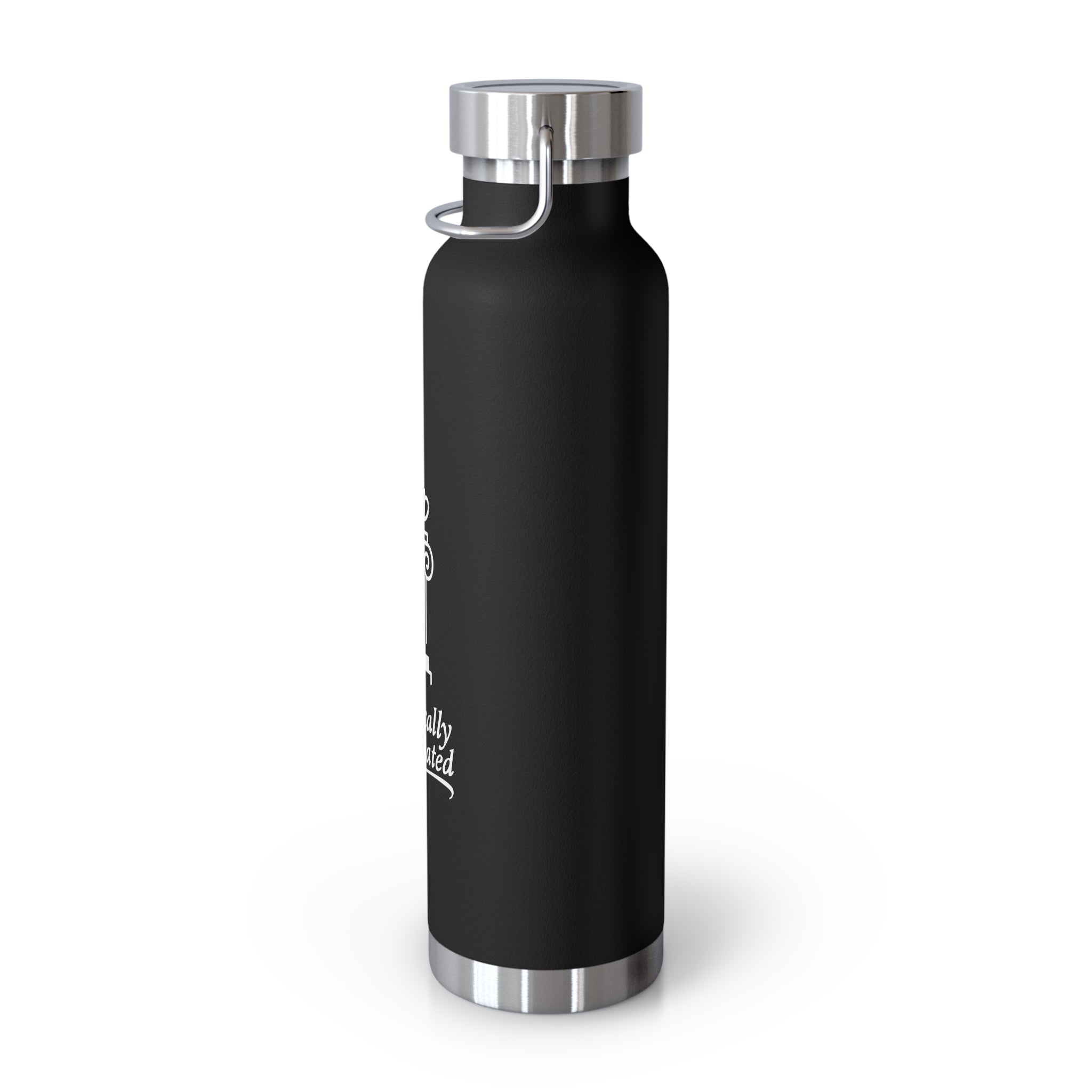 Classically Caffeinated Copper Vacuum Insulated Bottle, 22oz