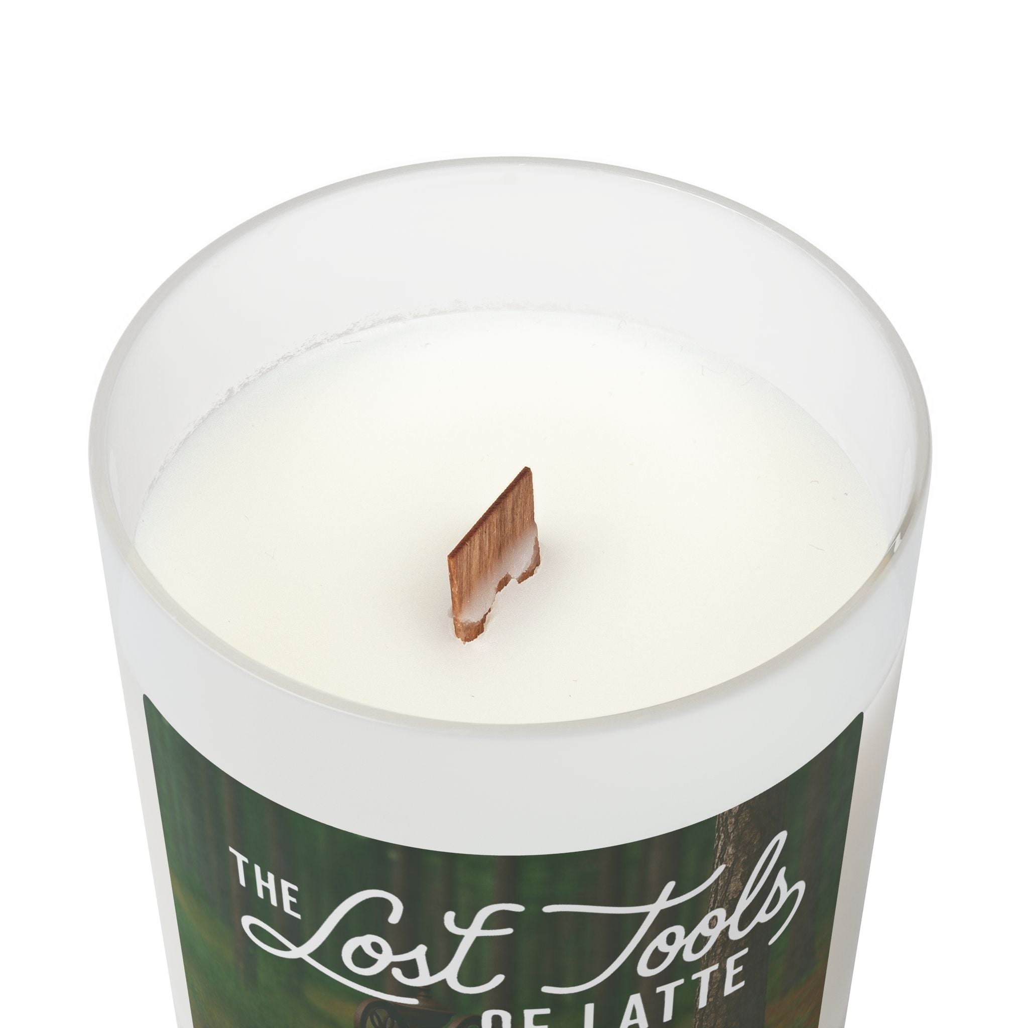 Forest of Lost Tools - Wooden wick candle