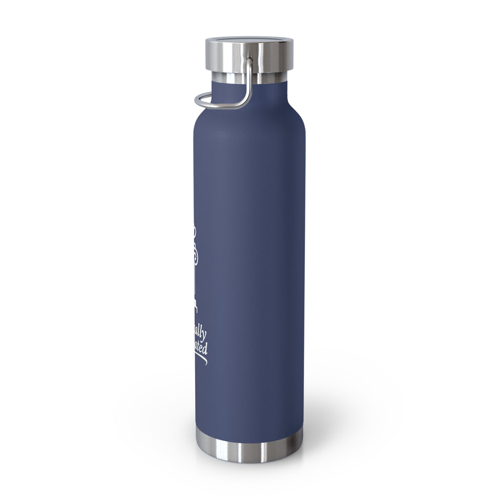 Classically Caffeinated Copper Vacuum Insulated Bottle, 22oz