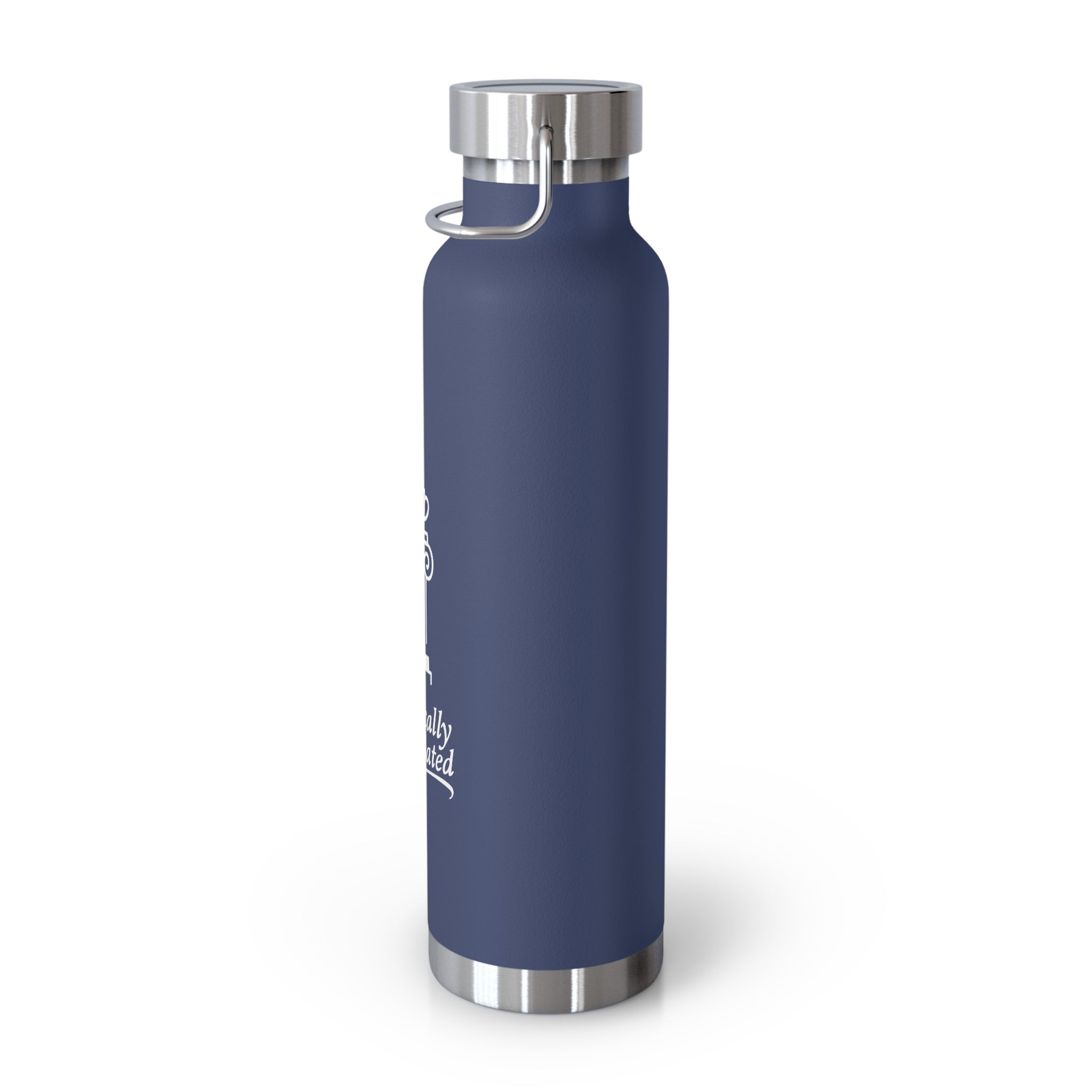 Classically Caffeinated Copper Vacuum Insulated Bottle, 22oz