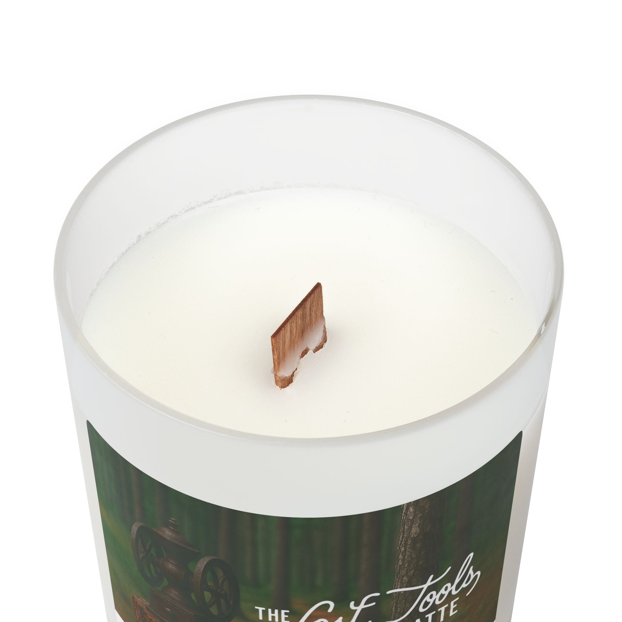 Forest of Lost Tools - Wooden wick candle