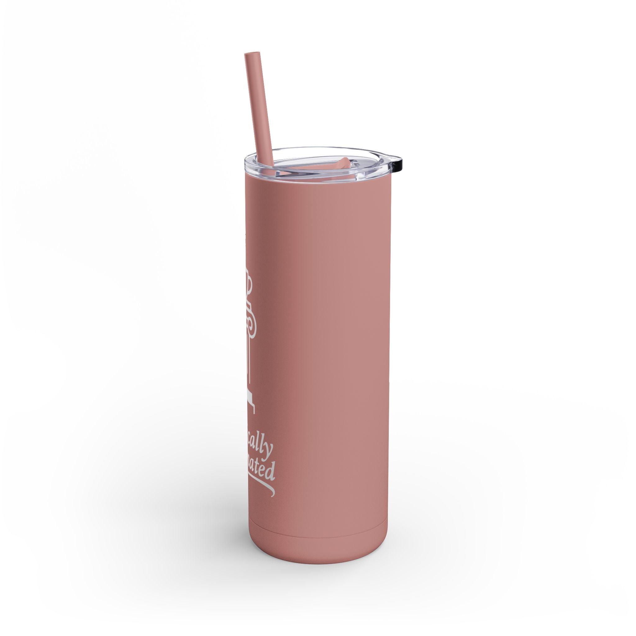 Classically Caffeinated 20oz Skinny Matte Tumbler