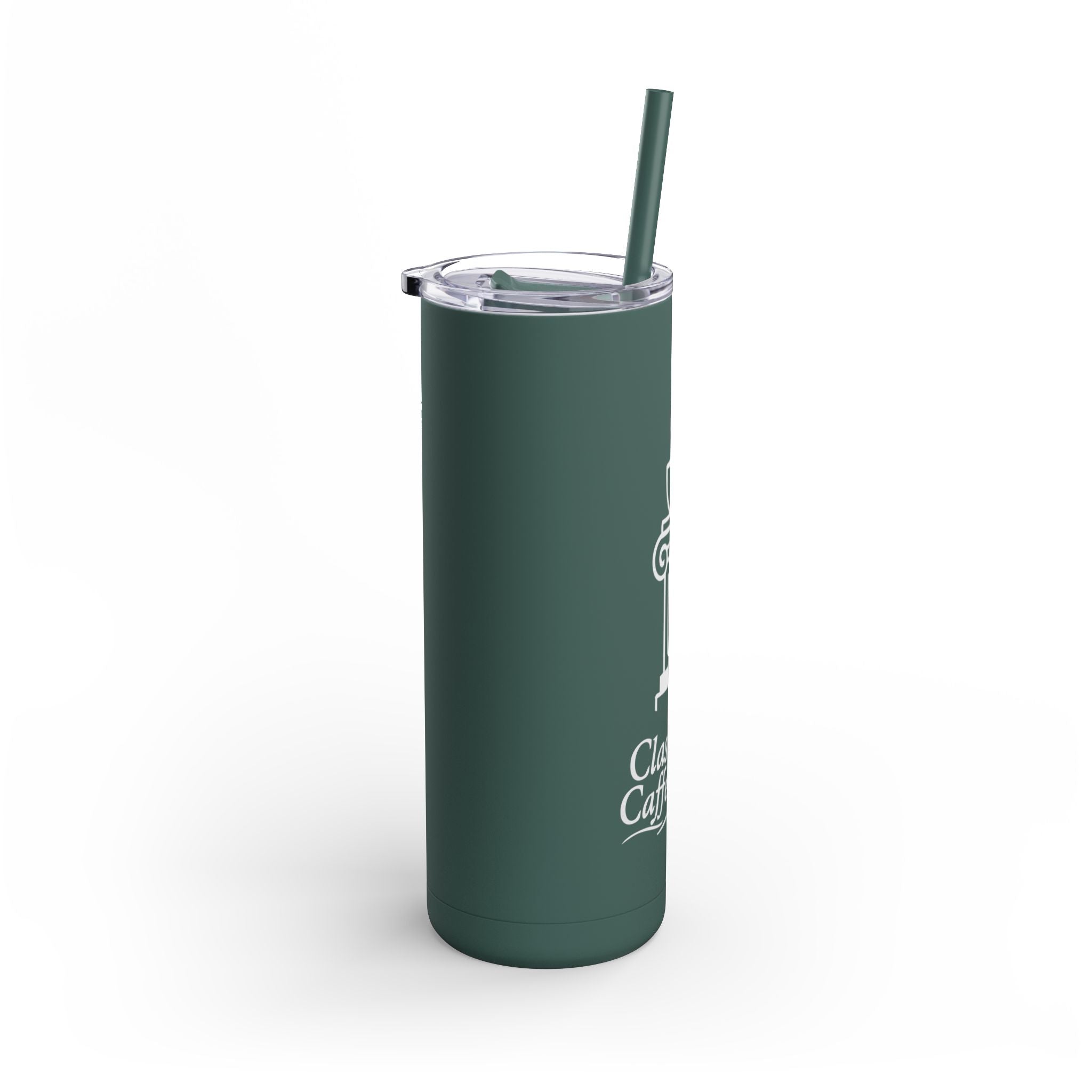 Classically Caffeinated 20oz Skinny Matte Tumbler