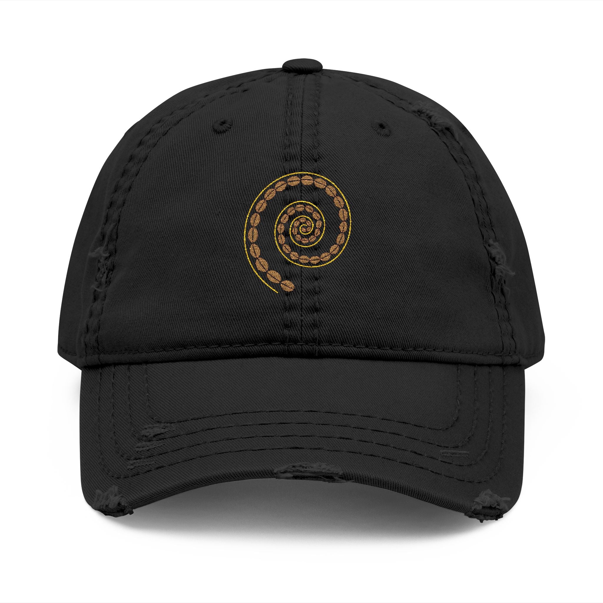 Fibonacci Distressed Dad Hat (Embroidered)