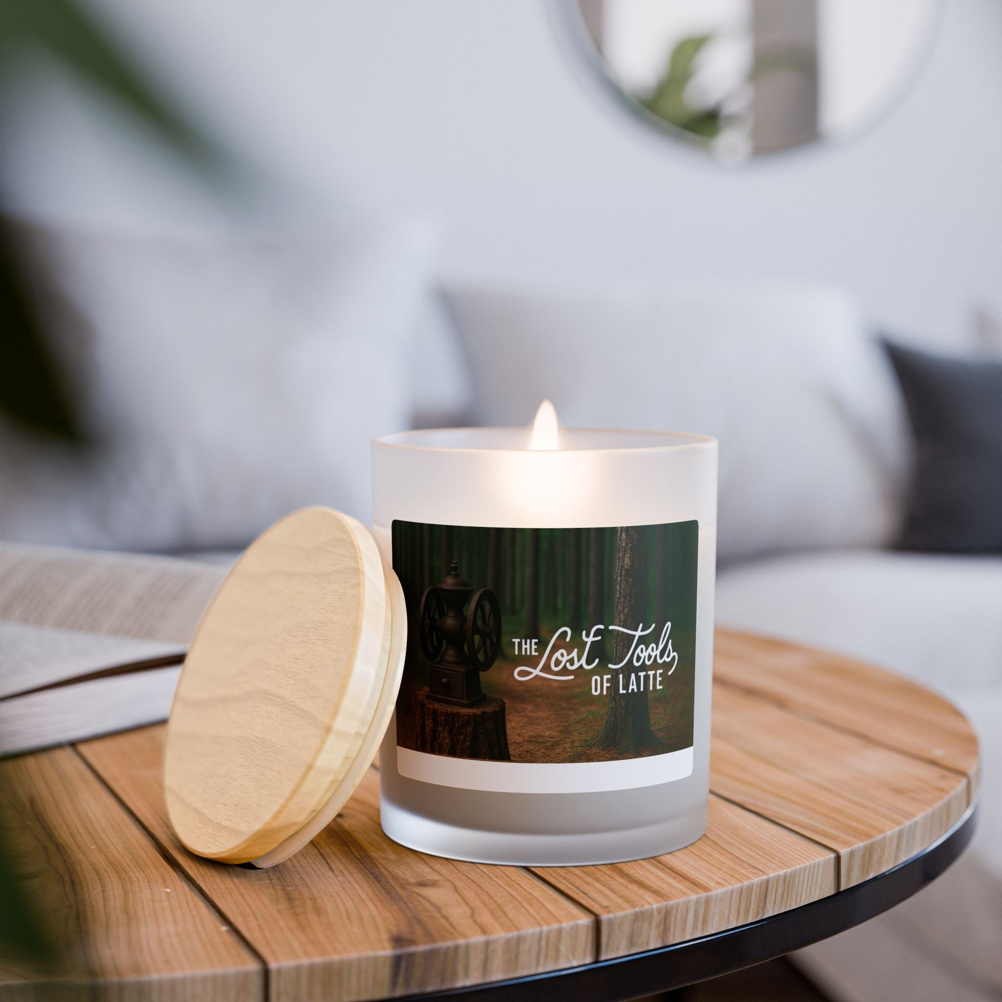 Forest of Lost Tools - Wooden wick candle
