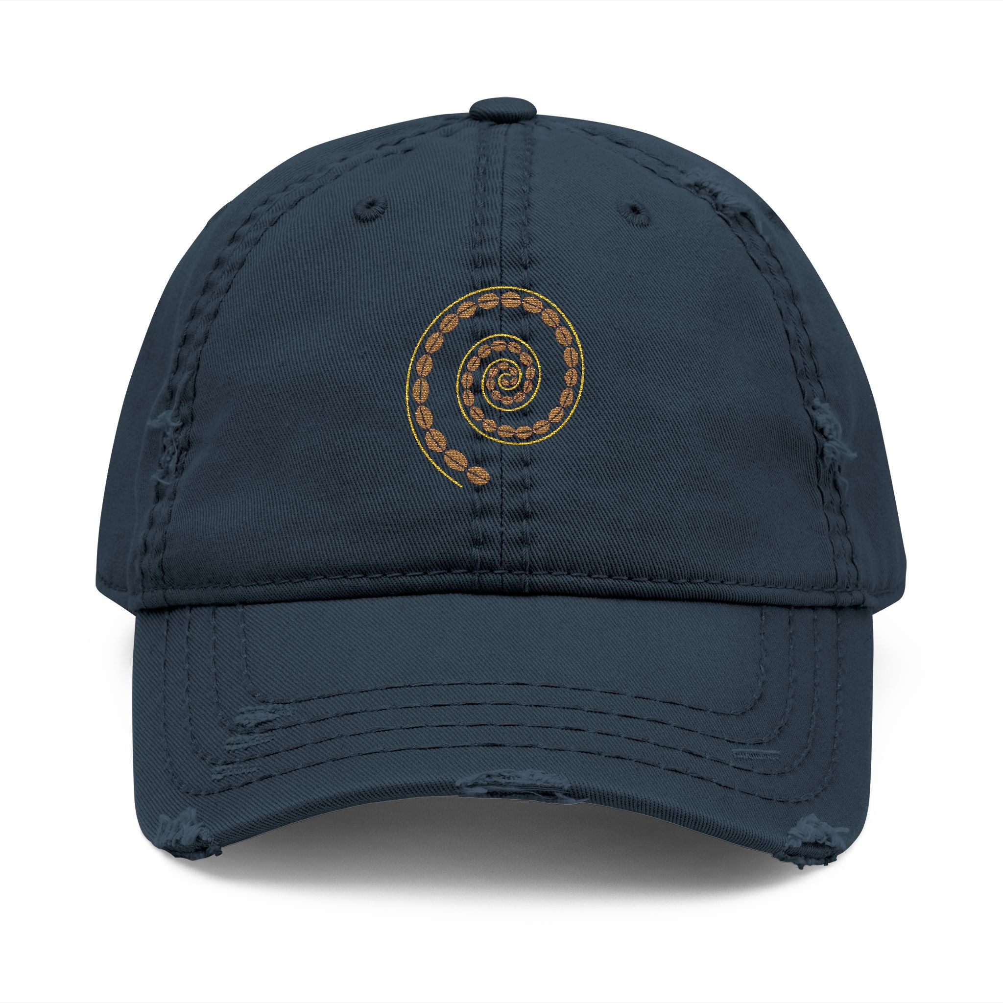 Fibonacci Distressed Dad Hat (Embroidered)