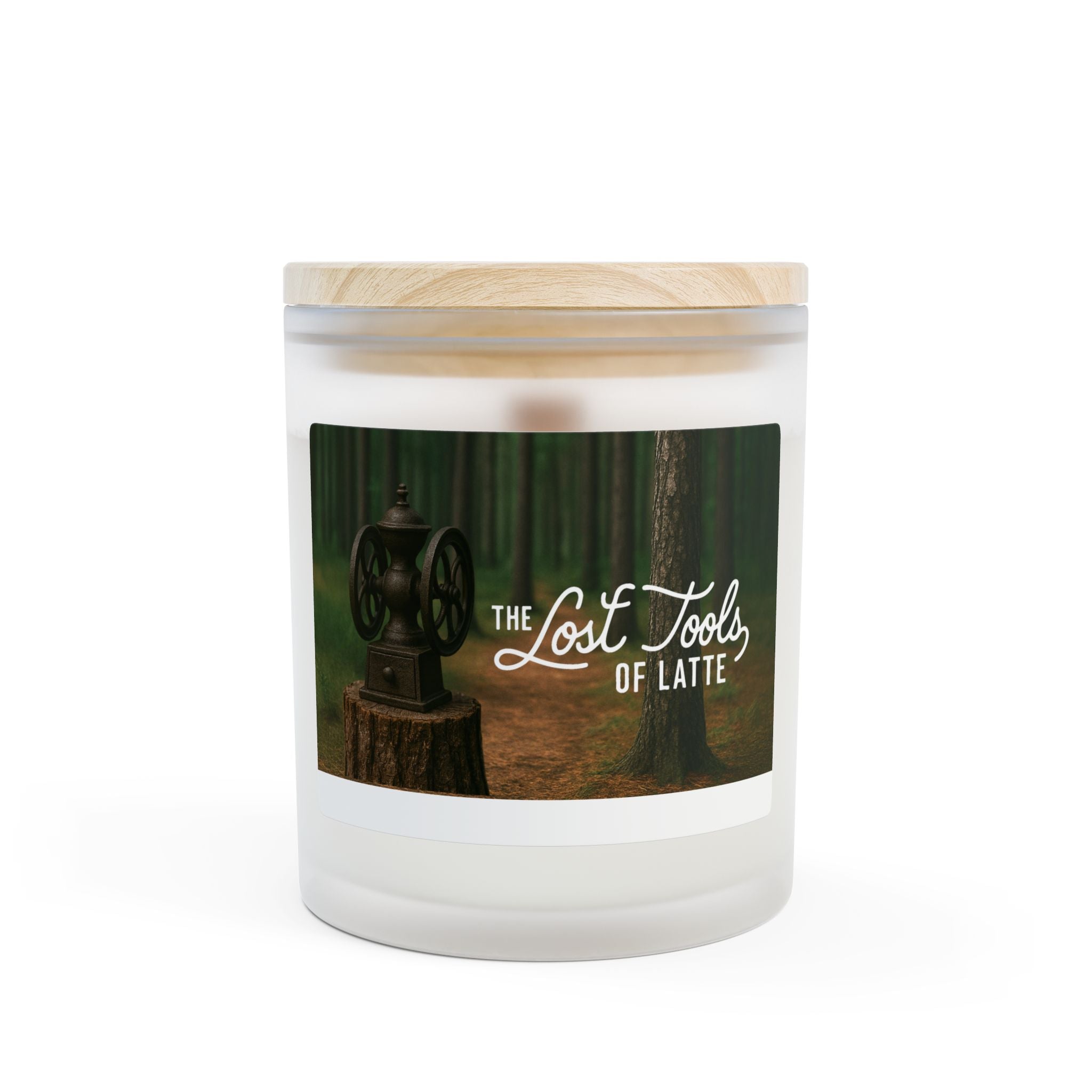Forest of Lost Tools - Wooden wick candle