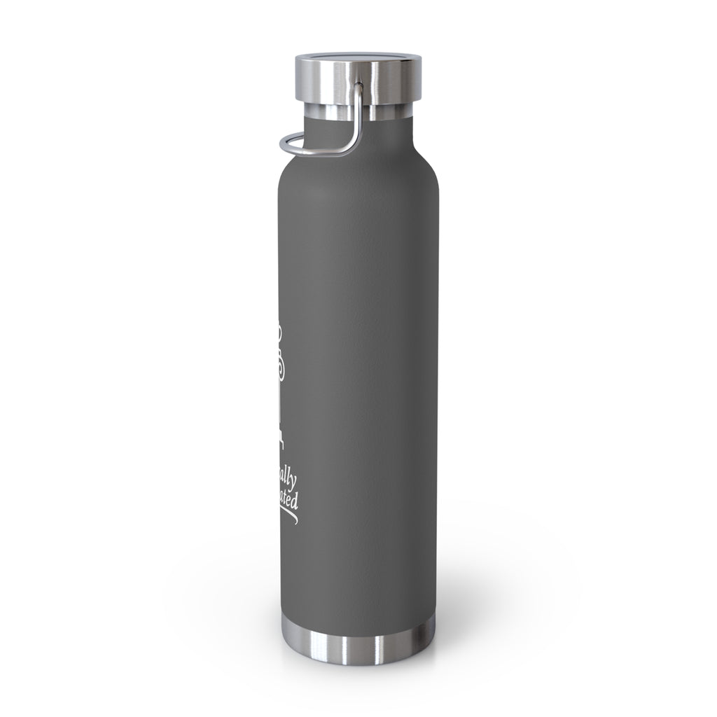 Classically Caffeinated Copper Vacuum Insulated Bottle, 22oz