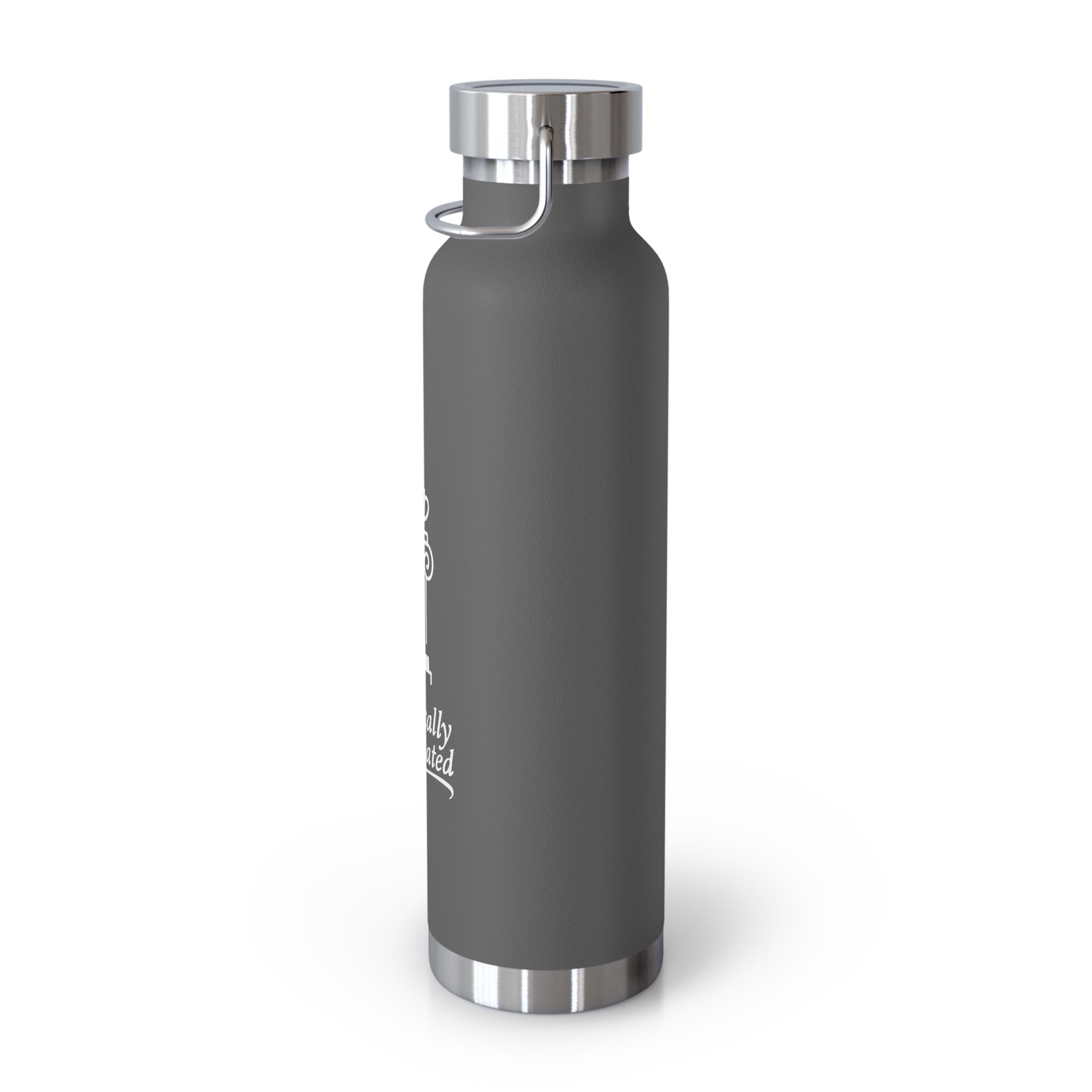 Classically Caffeinated Copper Vacuum Insulated Bottle, 22oz