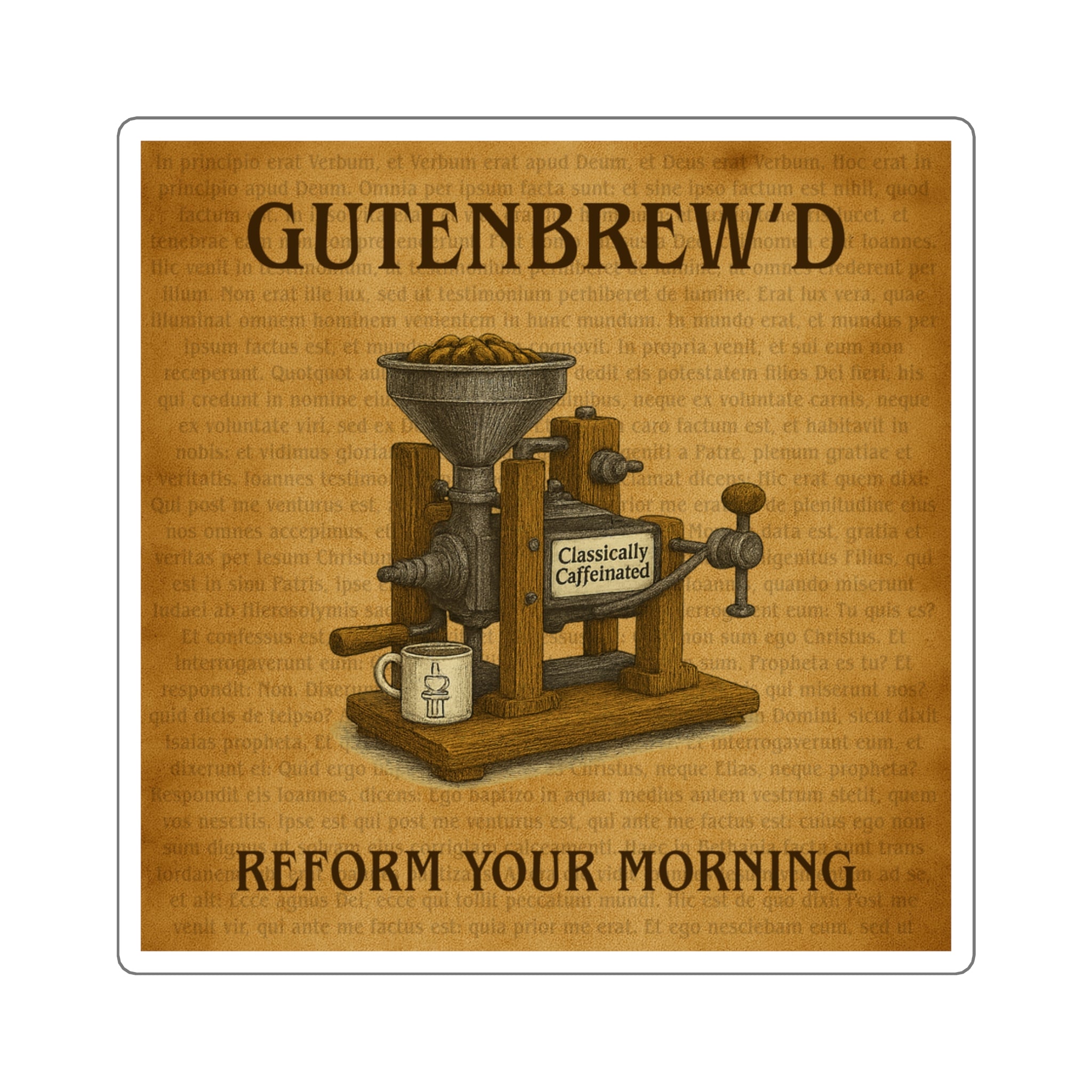 Gutenbrew’d Vinyl Sticker