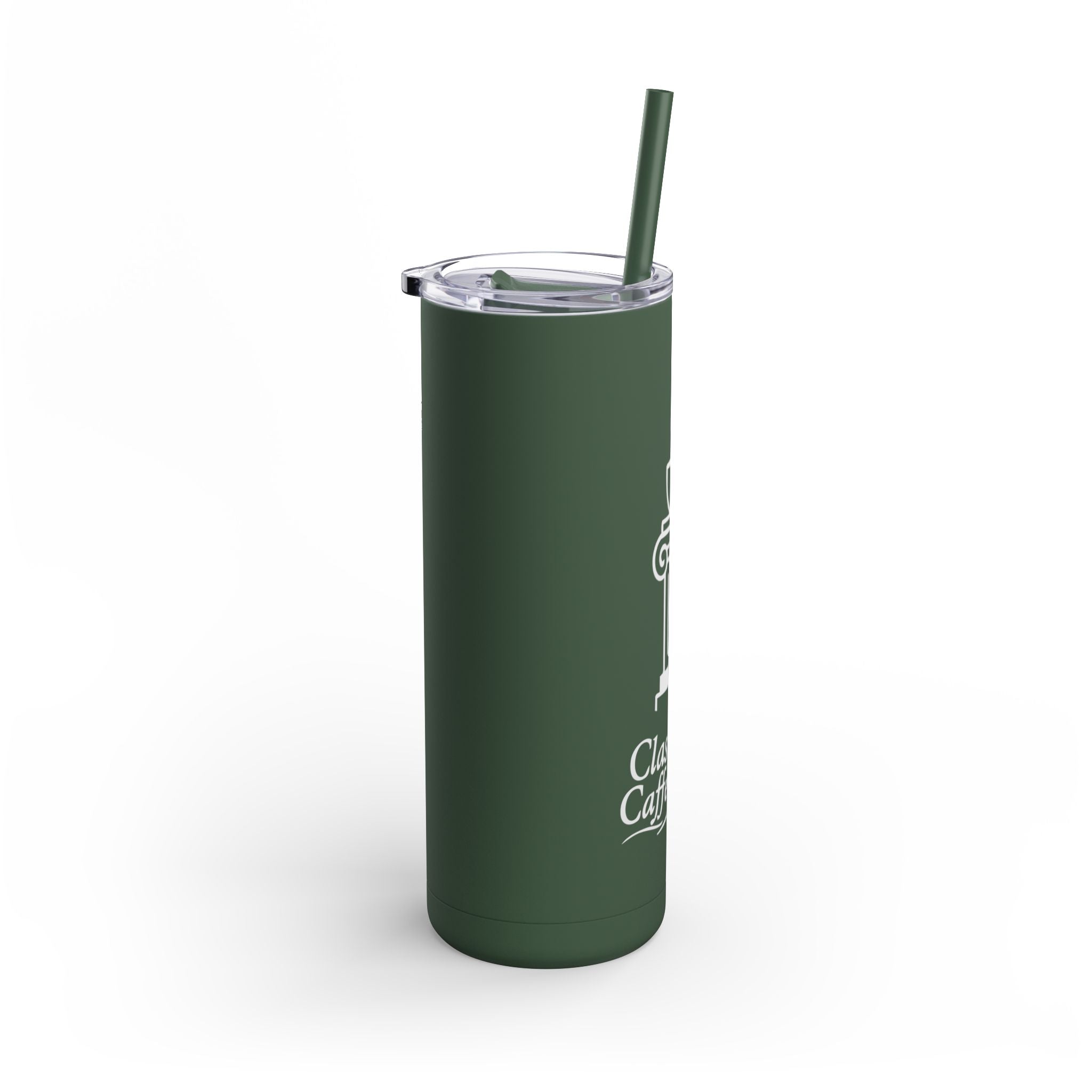 Classically Caffeinated 20oz Skinny Matte Tumbler