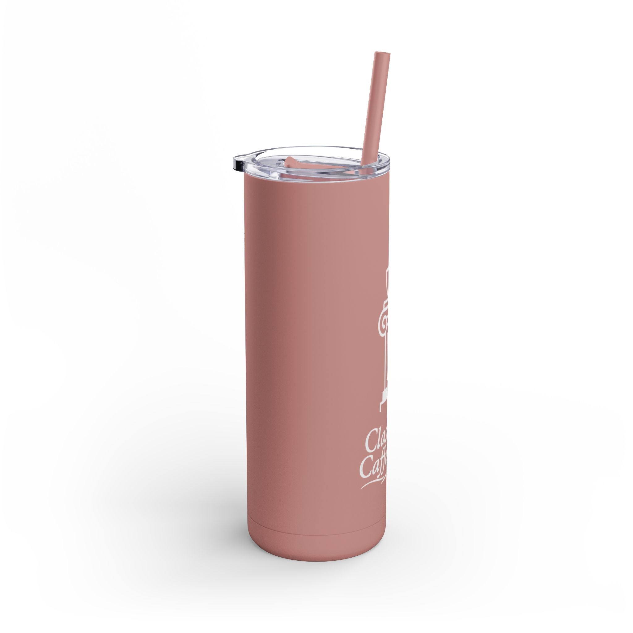 Classically Caffeinated 20oz Skinny Matte Tumbler